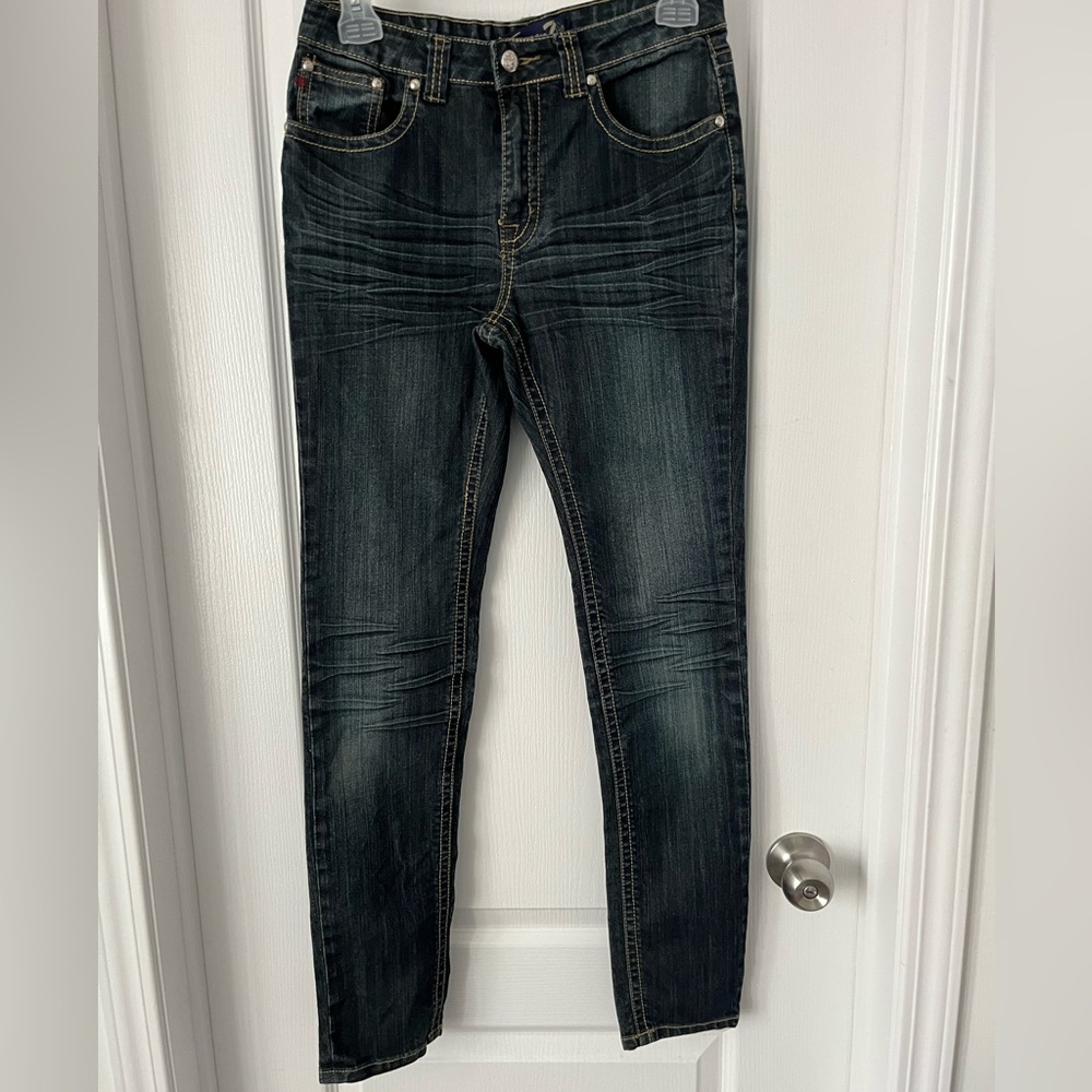 Girls Jeans/ 3 Bundle/ Size 16 Jeans Adjustable Waist - Picture 2 of 16